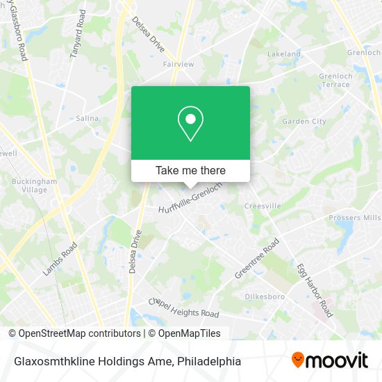 Glaxosmthkline Holdings Ame map