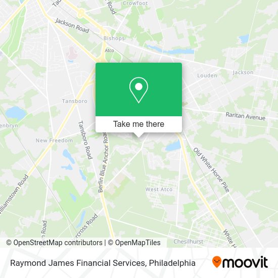 Raymond James Financial Services map