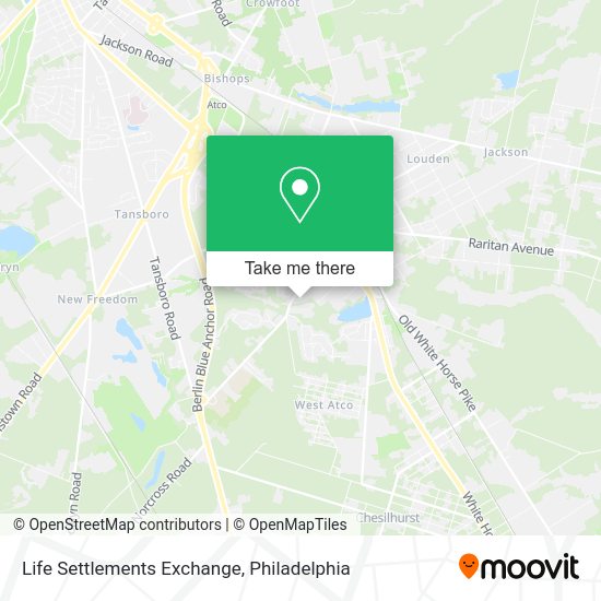 Mapa de Life Settlements Exchange