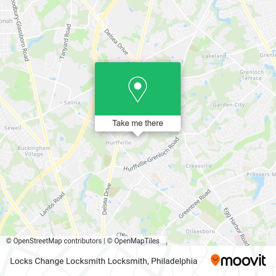 Mapa de Locks Change Locksmith Locksmith