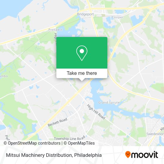 Mitsui Machinery Distribution map
