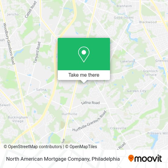 North American Mortgage Company map