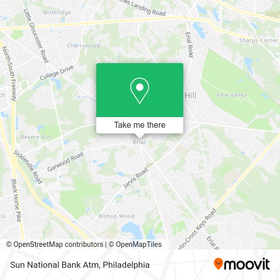 Sun National Bank Atm map