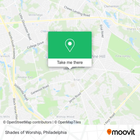 Mapa de Shades of Worship