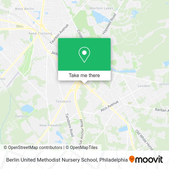 Berlin United Methodist Nursery School map