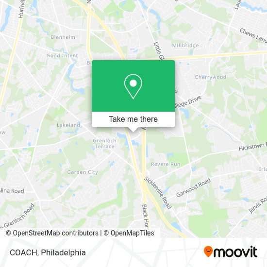 Mapa de COACH