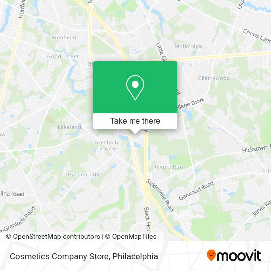 Cosmetics Company Store map