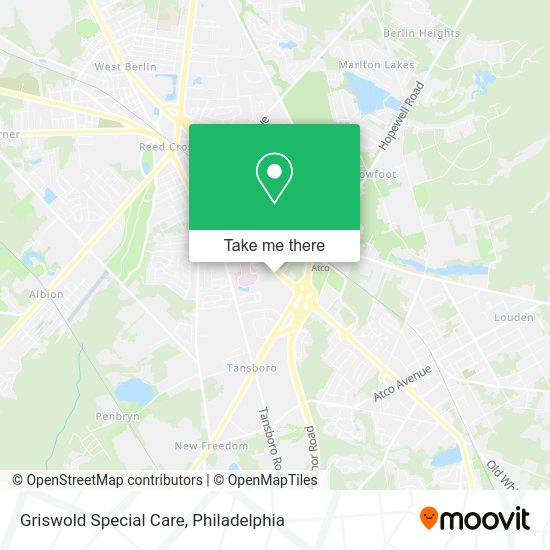 Griswold Special Care map