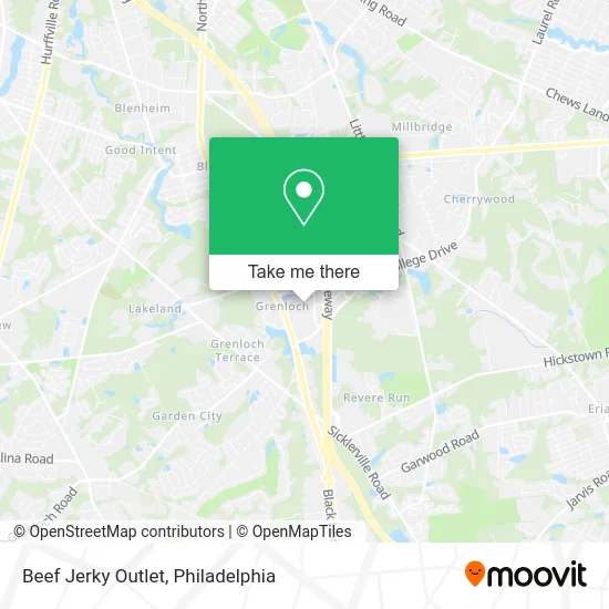 Beef Jerky Outlet map