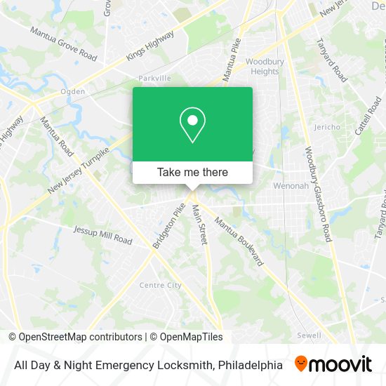Mapa de All Day & Night Emergency Locksmith