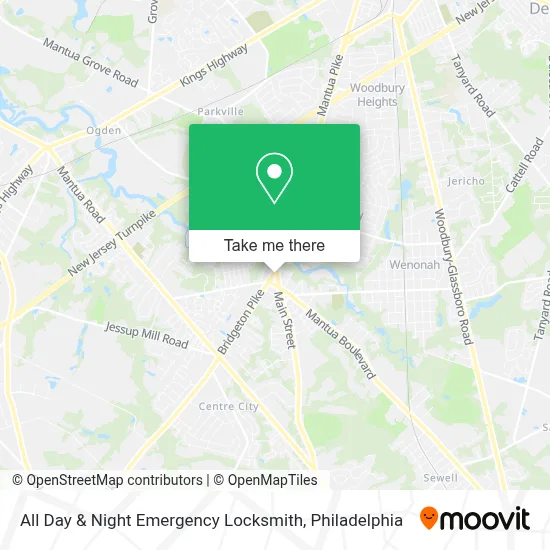 All Day & Night Emergency Locksmith map