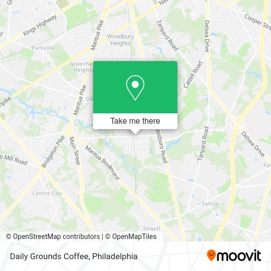Daily Grounds Coffee map