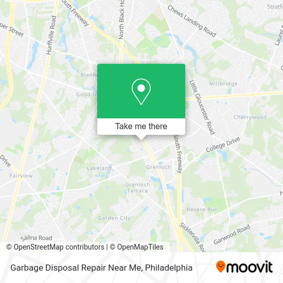 Garbage Disposal Repair Near Me map