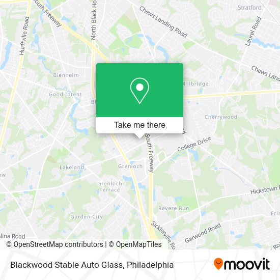 Mapa de Blackwood Stable Auto Glass