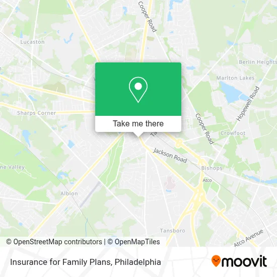 Insurance for Family Plans map