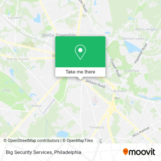 Big Security Services map