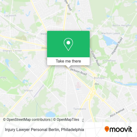 Mapa de Injury Lawyer Personal Berlin