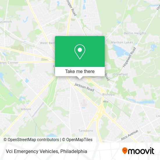 Mapa de Vci Emergency Vehicles