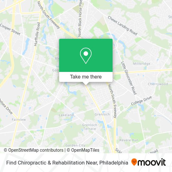 Find Chiropractic & Rehabilitation Near map