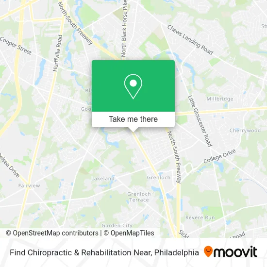 Find Chiropractic & Rehabilitation Near map