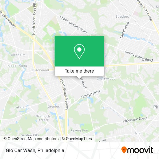 Mapa de Glo Car Wash