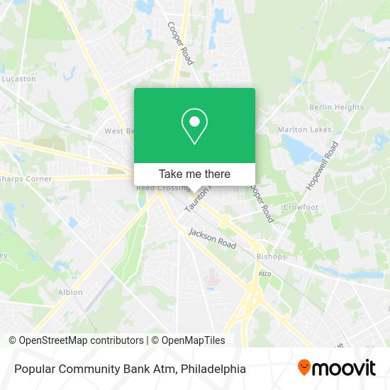 Popular Community Bank Atm map