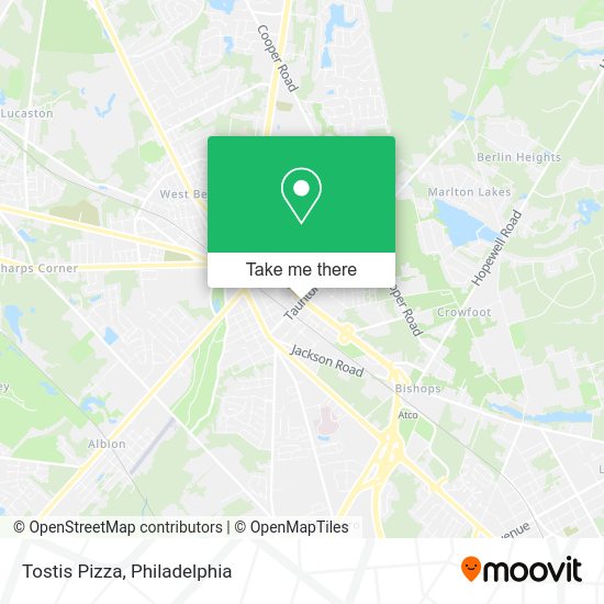 Mapa de Tostis Pizza