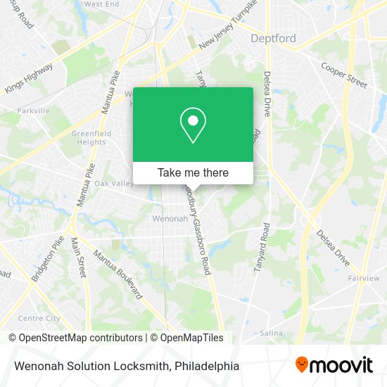 Wenonah Solution Locksmith map