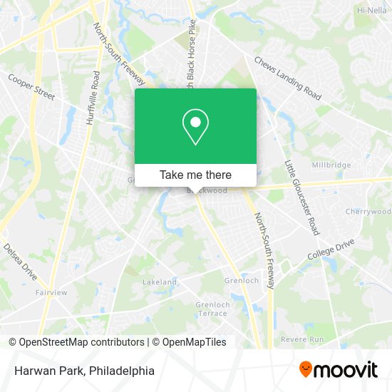 Mapa de Harwan Park