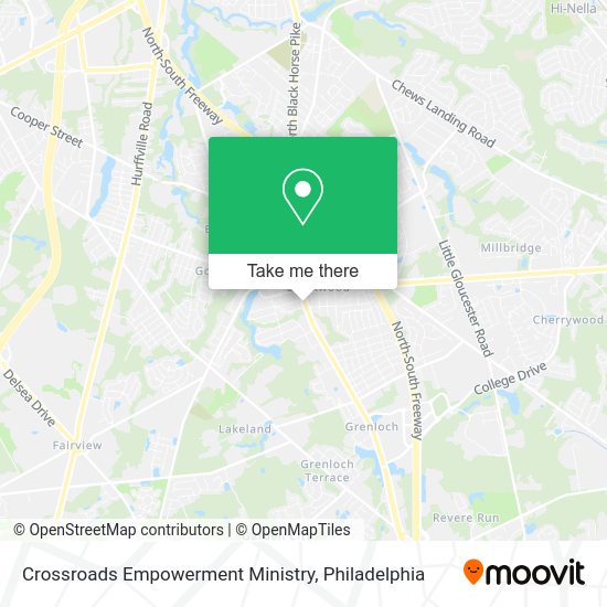 Mapa de Crossroads Empowerment Ministry