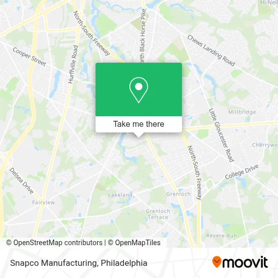 Snapco Manufacturing map