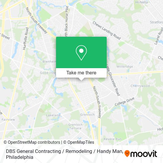 Mapa de DBS General Contracting / Remodeling / Handy Man