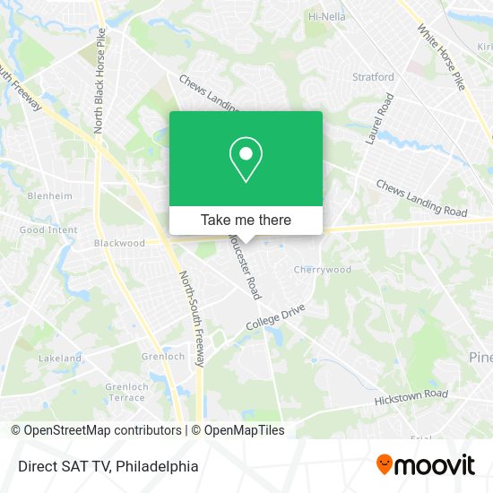 Mapa de Direct SAT TV