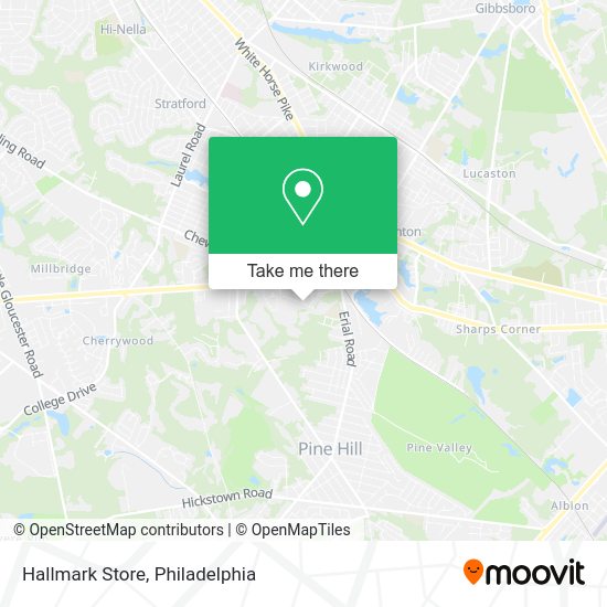Mapa de Hallmark Store