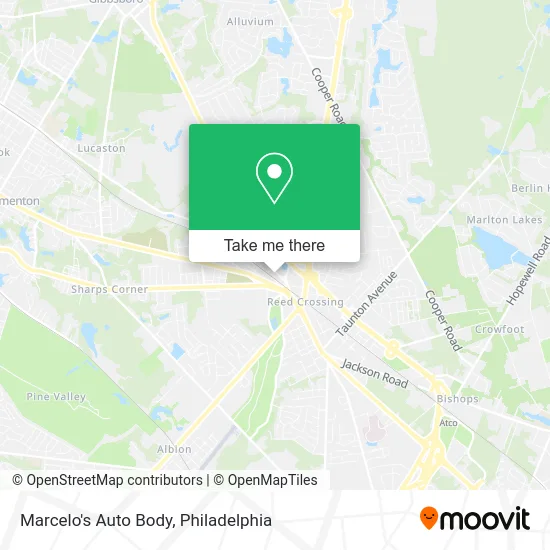 Marcelo's Auto Body map