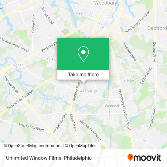 Unlimited Window Films map
