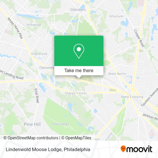 Mapa de Lindenwold Moose Lodge