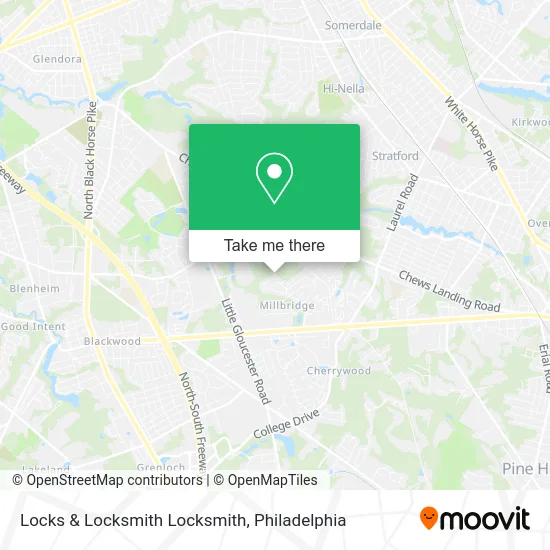 Locks & Locksmith Locksmith map