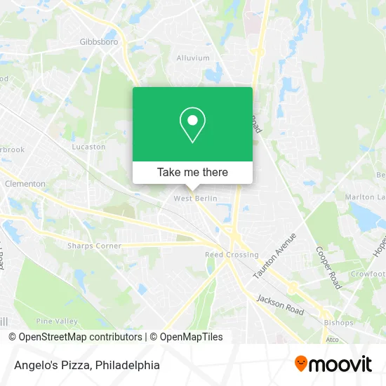 Angelo's Pizza map