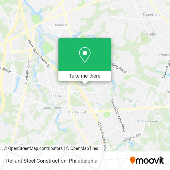 Mapa de Reliant Steel Construction