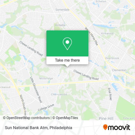 Mapa de Sun National Bank Atm