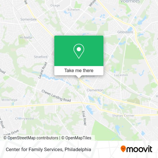 Center for Family Services map