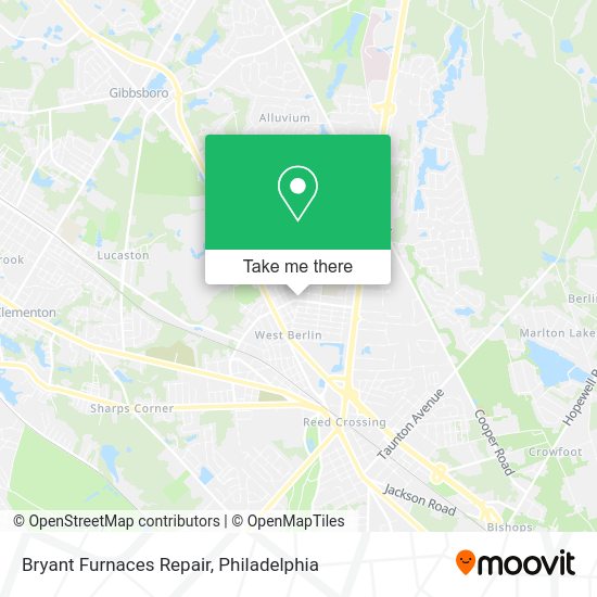 Bryant Furnaces Repair map