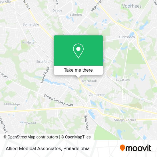 Allied Medical Associates map