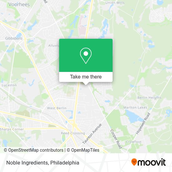 Mapa de Noble Ingredients