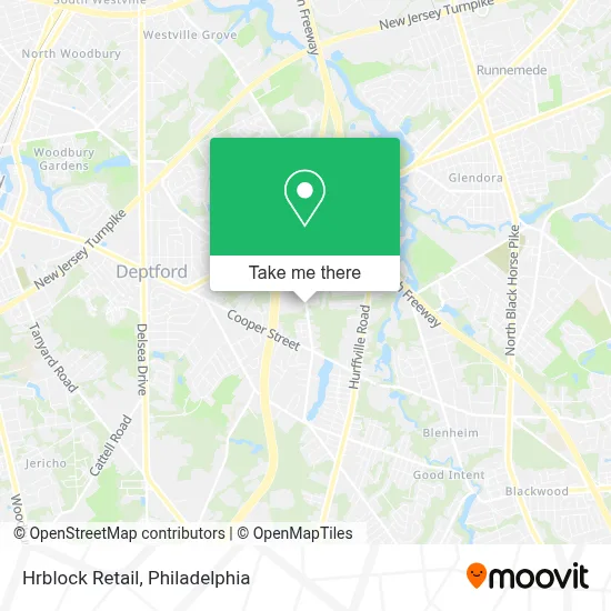 Hrblock Retail map