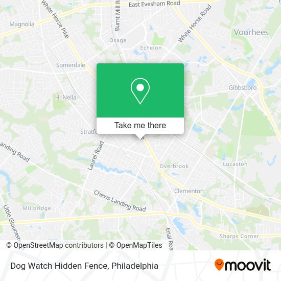 Mapa de Dog Watch Hidden Fence