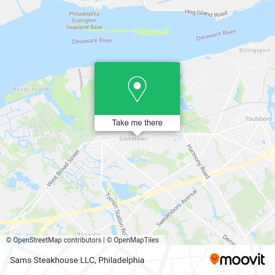 Sams Steakhouse LLC map