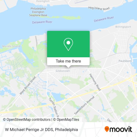Mapa de W Michael Perrige Jr DDS