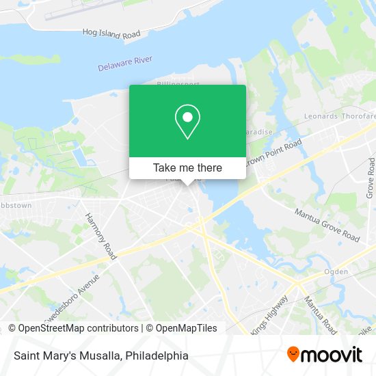 Saint Mary's Musalla map